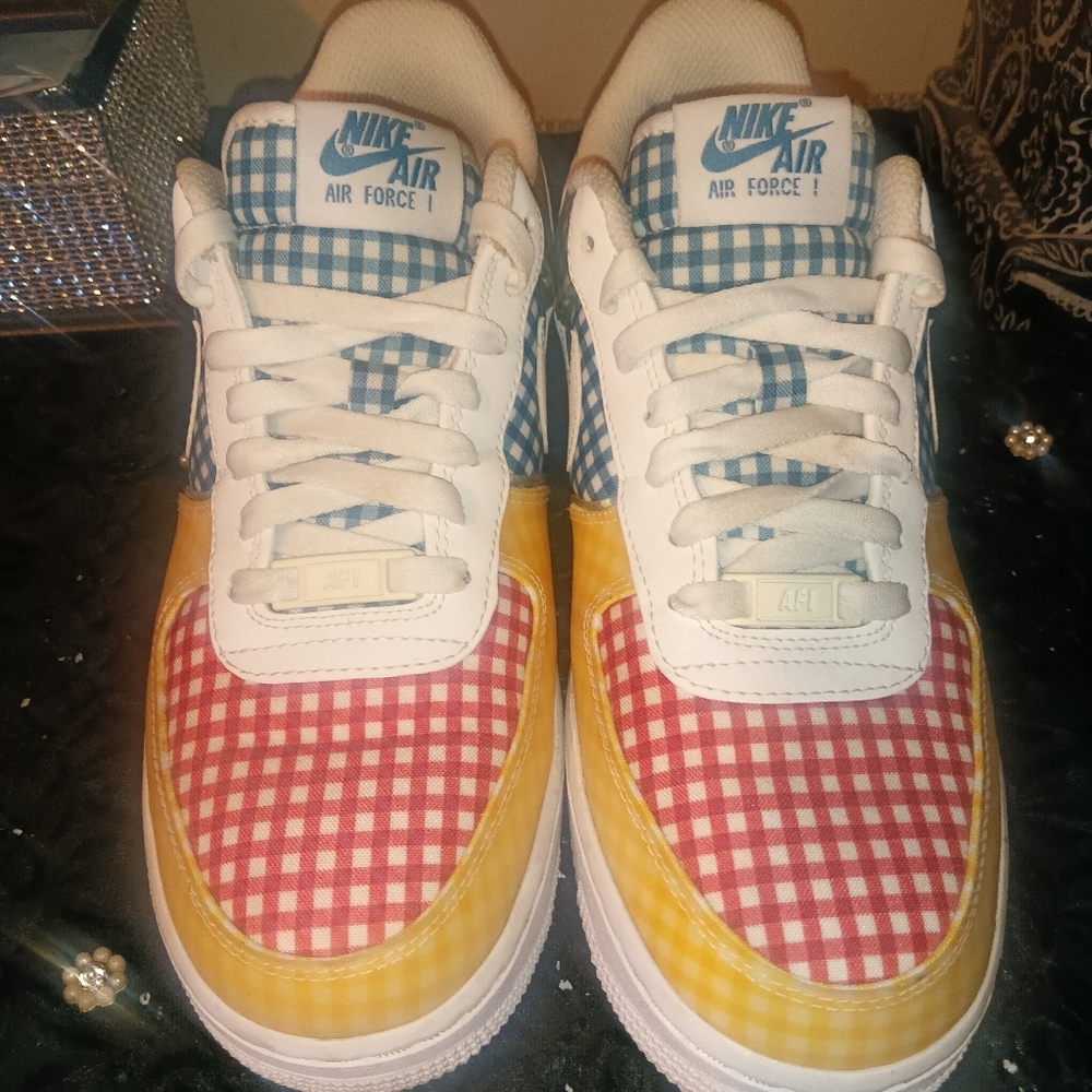 Nike air force 1 gingham